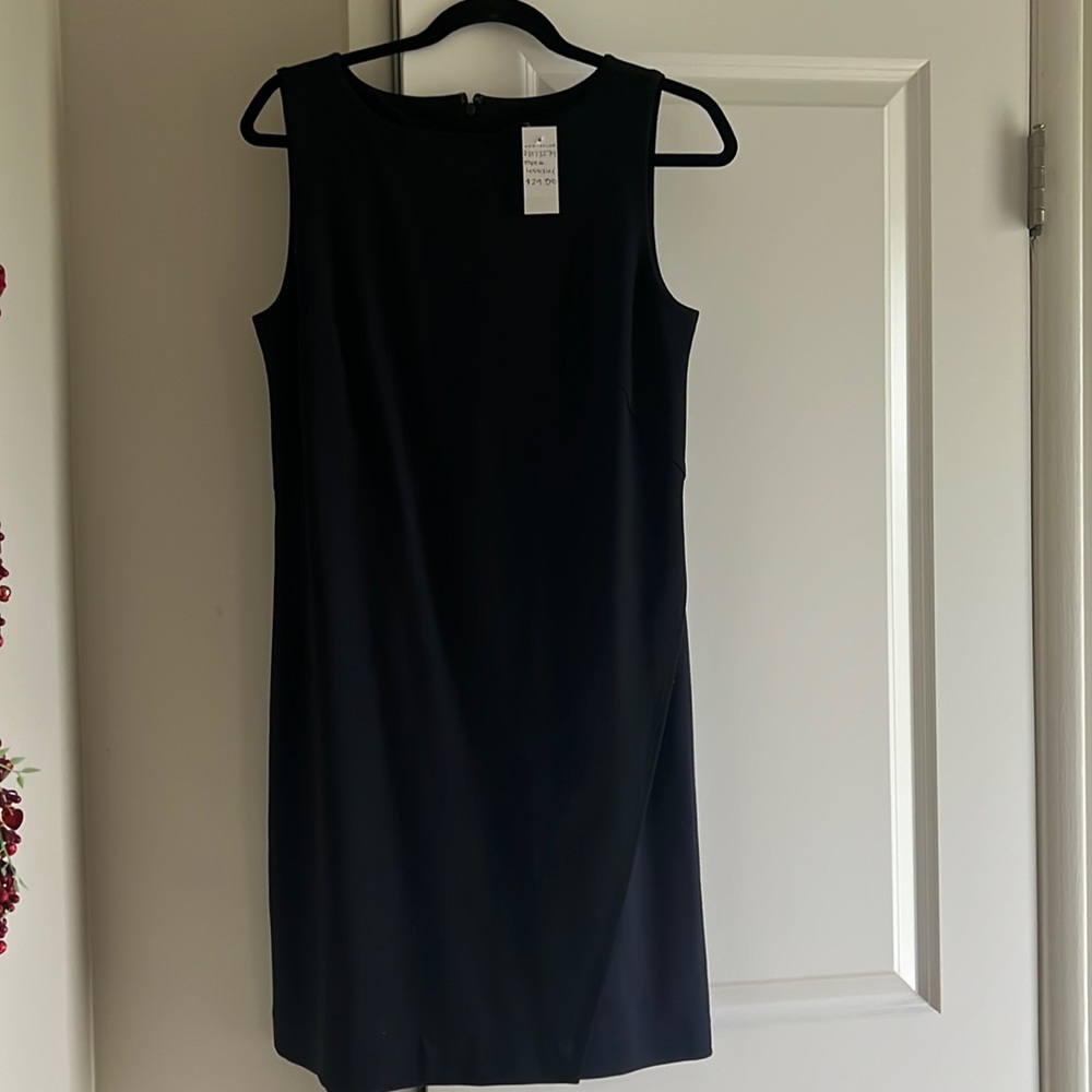 New Ann Taylor black, size 2 sleeveless dress.